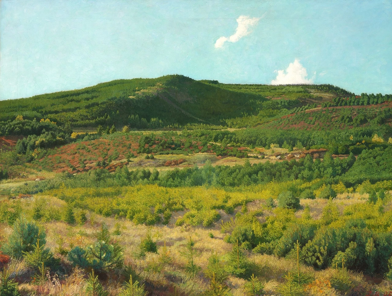 Giorno di ottobre. Clay Mountain - 1905